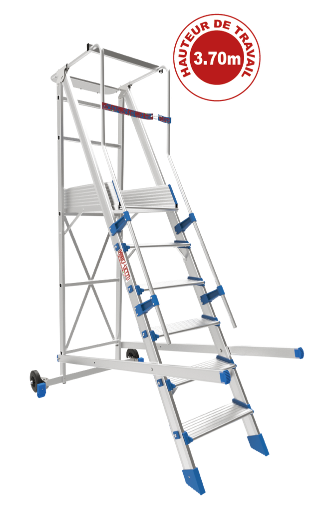 MARCHETTI FORTEZZA 7 platform ladder EN1004 certified