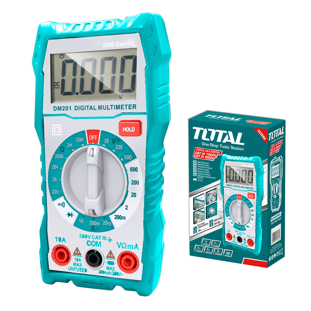 TOTAL MULTIMETRE DIGITAL LCD  [TMT460012]