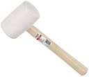 [4000166907] MAILLET CAOUTCHOUC BLANC POINTE 750GR