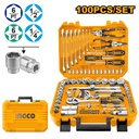 [HKTHP21001] INGCO COFFRET A OUTILS 100 PIECES  [HKTHP21001]