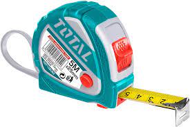 (GA)RUBAN A MESURER EN ACIER 5MX25MM - TOTAL