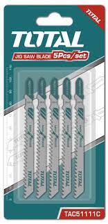 TOTAL jigsaw blades 5 pcs for wood