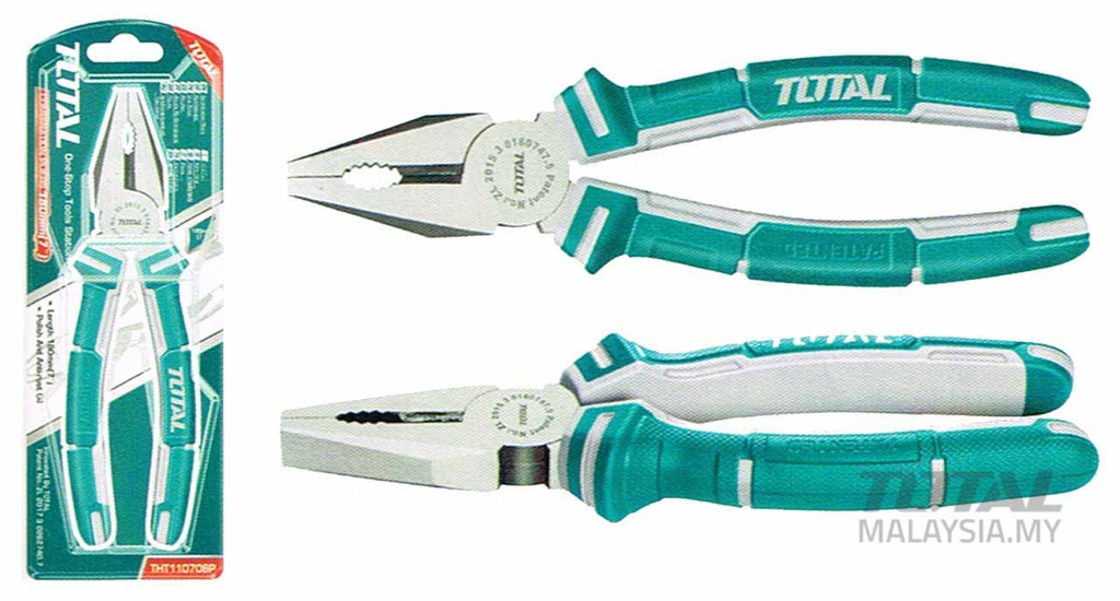 TOTAL combination pliers 6/180MM