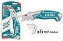 [THT5116118] TOTAL CUTTER 61X19MM X5 LAMES  