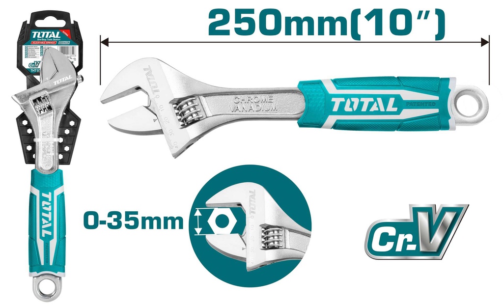 CLE A MOLETTE  POIGNEE SOUPLE 300MM TOTAL (copie)