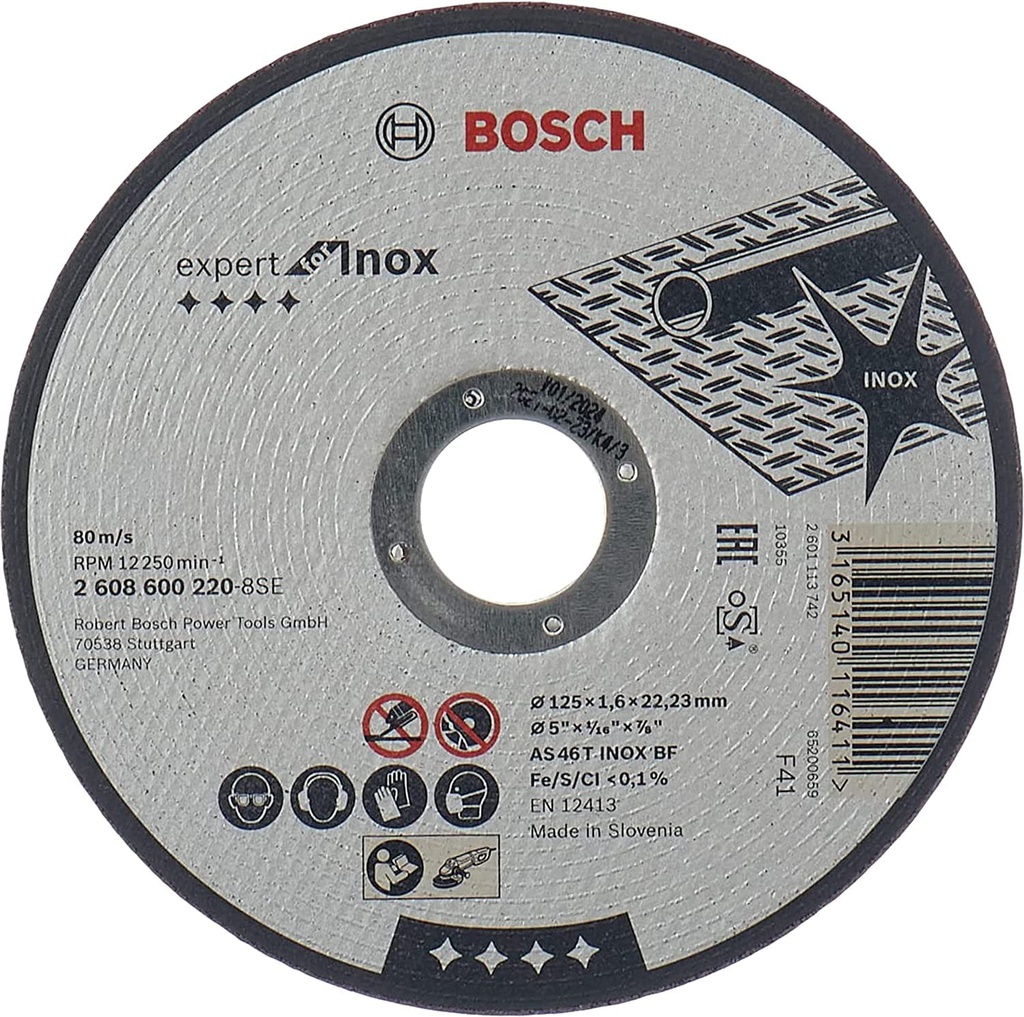 DISQUE À TRONÇONNER À MOYEU PLAT BOSCH