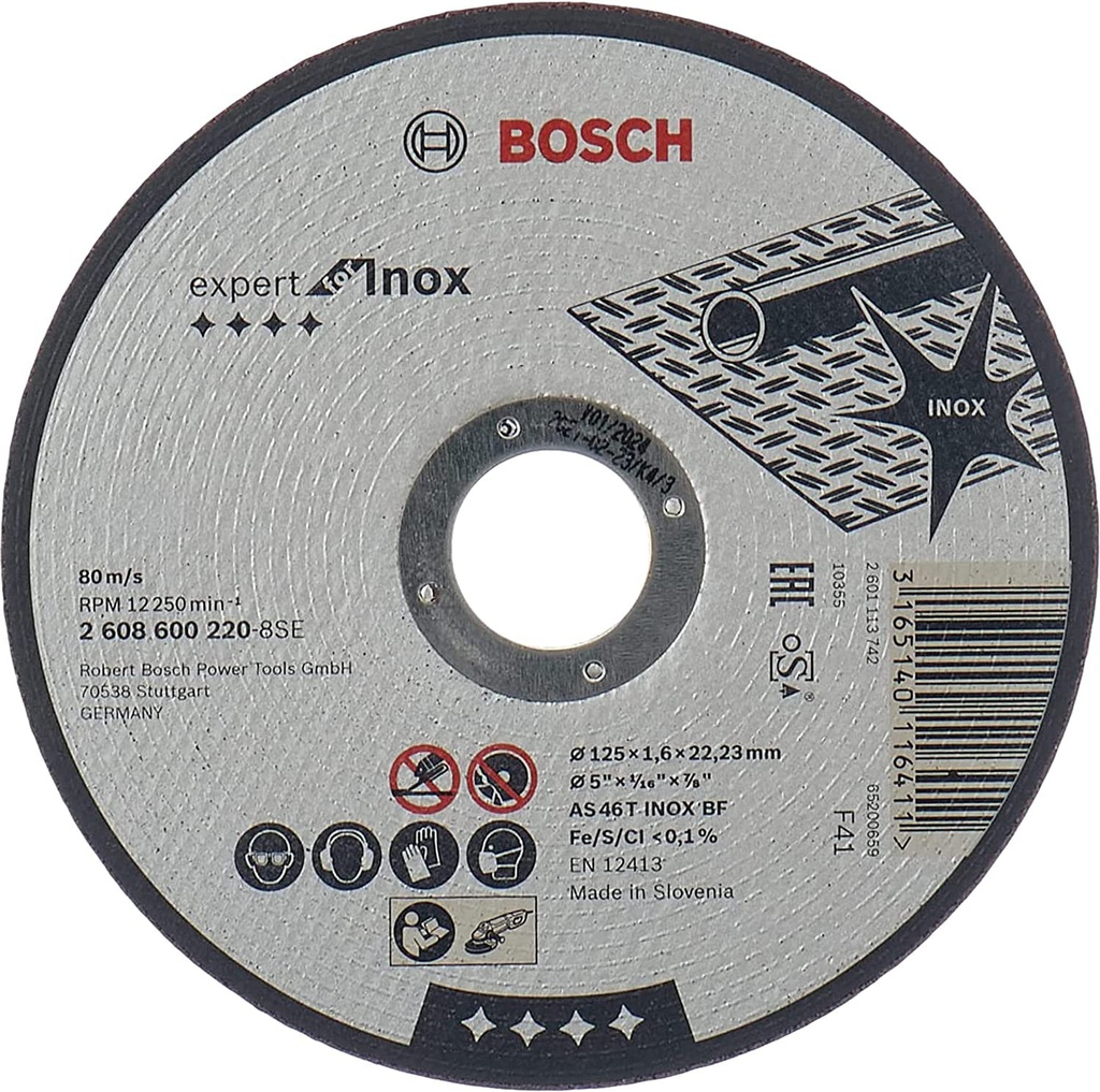 BOSCH DISQUE À TRONÇONNER À MOYEU PLAT   [2608600220]