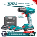 [TIDLI20012] TOTAL PERCEUSE VISSEUSE 20V 2AH NR [TIDLI20012]
