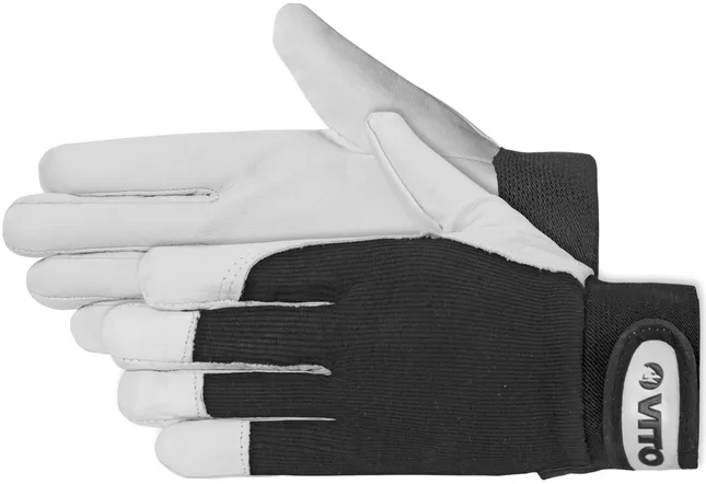 GANTS EN CUIR AVEC SERRAGE À VELCRO 9"