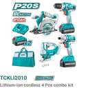 [TCKLI2010] KIT LITHIUM SANS FIL 4 PCS