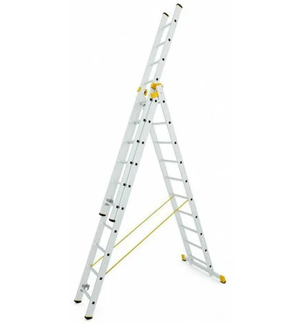 GENERIC ECHELLE EN ALUMINIUM TRANSFORMABLE  3X 11 MARCHES 7.05M 