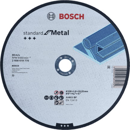 BOSCH DISQUE INOX 230MM   
