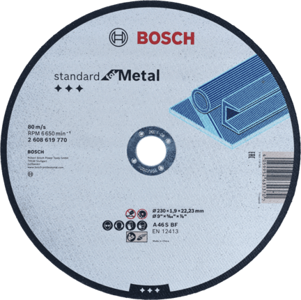 DISQUE INOX 230MM BOSCH