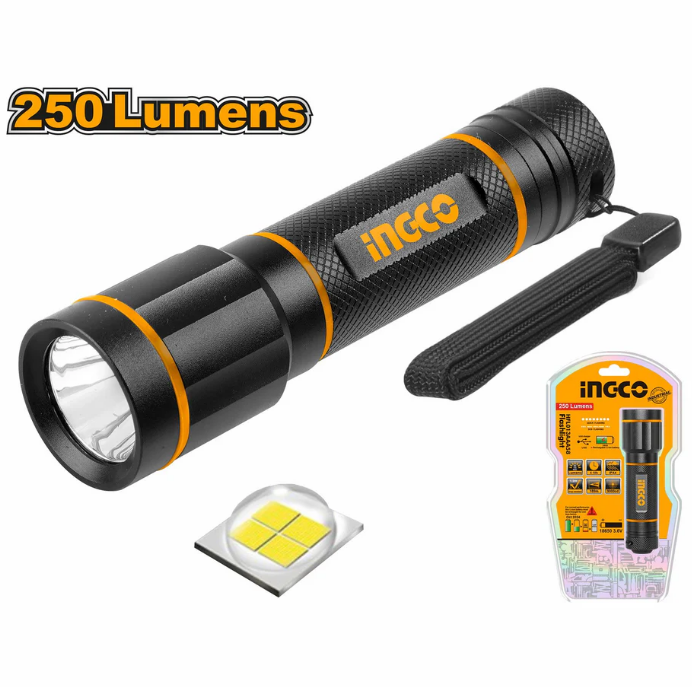 INGCO LAMPE TORCHE 135 LUMENS NR [HFL013AAA58]