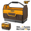 INGCO SAC À OUTILS RIGIDE 16"" POIGNÉE MÉTAL [HTBGL04]