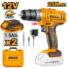 INGCO VISSEUSE PERCEUSE A PERCUSSION 12V LITHIUM-ION [CIDLI1228]