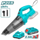 [TVLI20126] ASPIRATEUR 20V 0,5L +1BAT+CHARGEUR