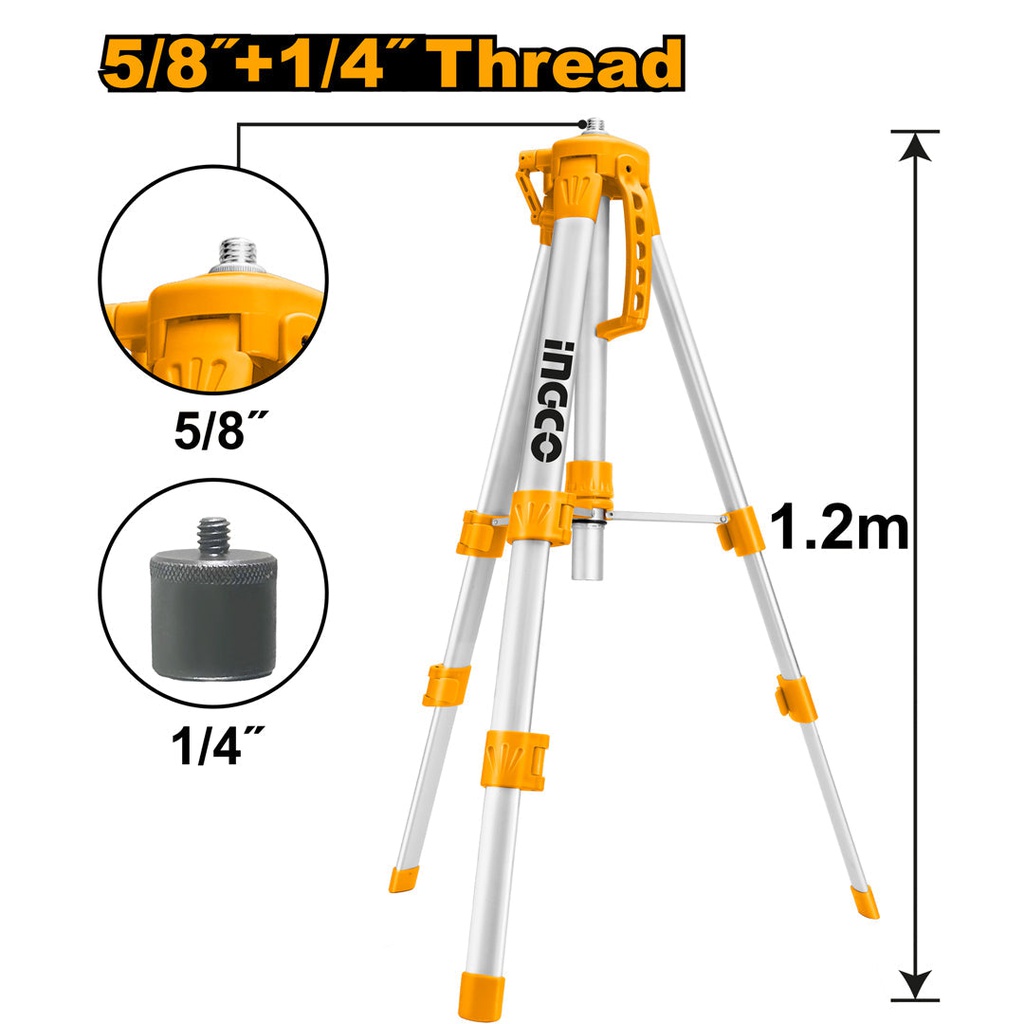 INGCO TRÉPIEDS POUR NIVEAUX LASER HLL156508  [HLLT01152]