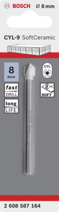 BOSCH FORET A CARRELAGE CYL-9 CERAMIC 8X80MM 8MM  [2608587164]