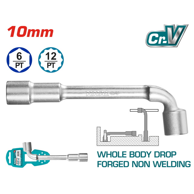 CLE A PIPE DEBOUCHE 10MM TOTAL