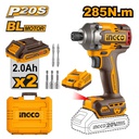 INGCO VISSEUSE A CHOC 20V 285N.M BRUSHLESS  [CIRLI2028]