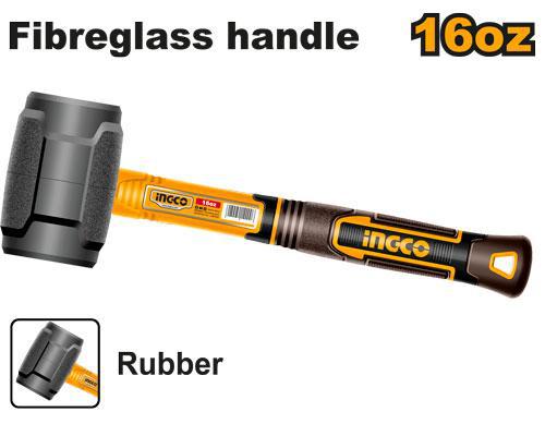 INGCO MASSETTE 450G POIGNEE EN FIBRE DE VERRE NR  [HRUH8816]