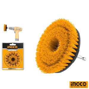 INGCO BROSSE DE NETTOYAGE 4" POUR VISSEUSE À POILS SOUPL [WCBM1041]