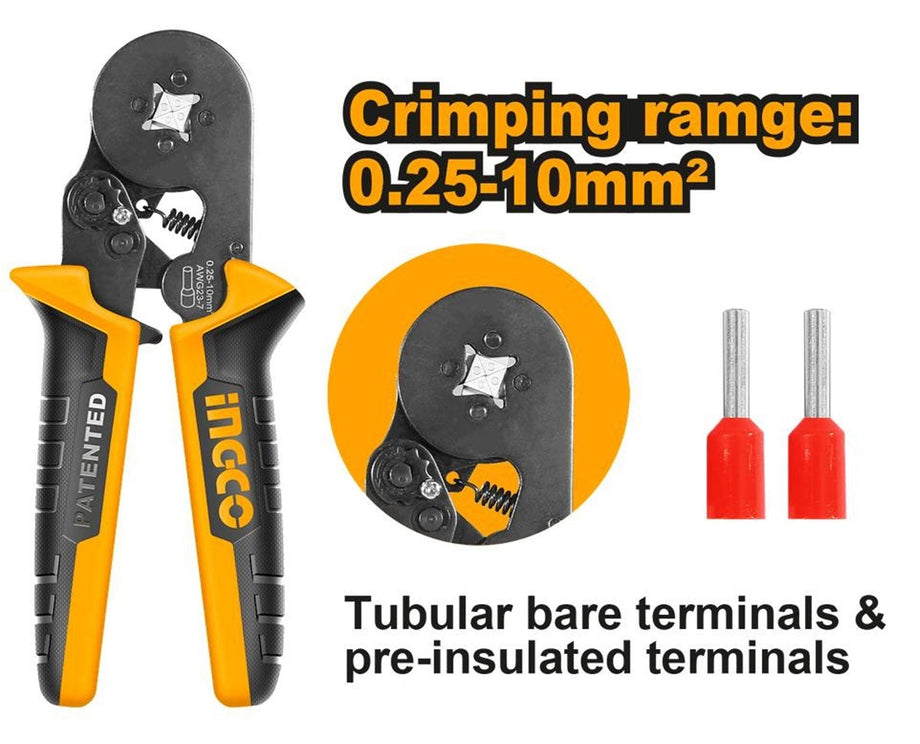 INGCO PINCE A SERTIR LES COSSES A CLIQUET 6'' [HRCPG05210]