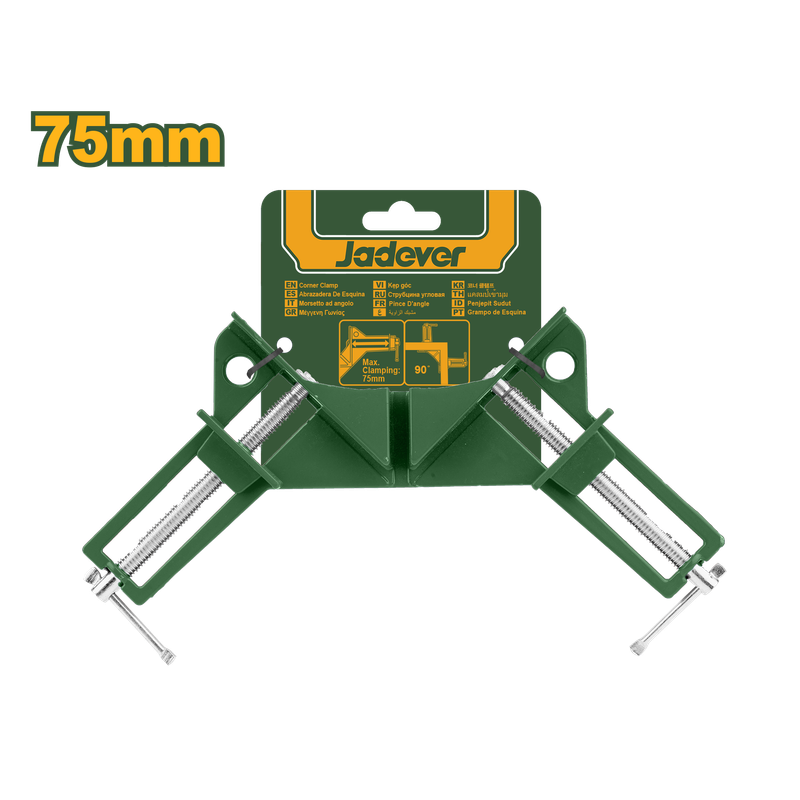 JADEVER ملقط زاوية 75 مم
