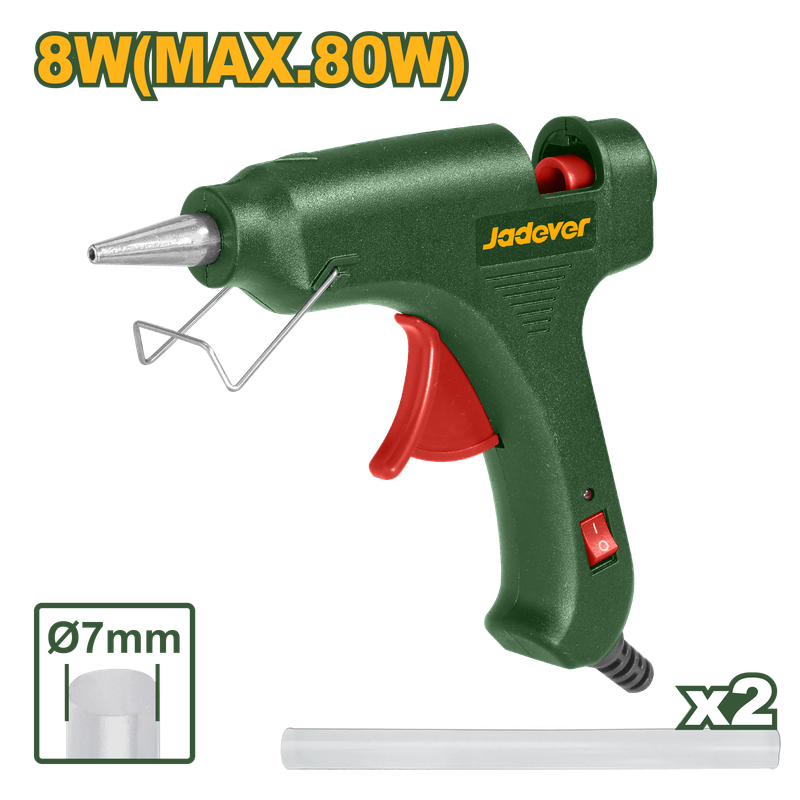 JADEVER PISTOLET À COLLE 80W-JDGL1603