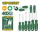 [JDSS2410] JADEVER JEU DE TOURNEVIS 10 PIÈCES  