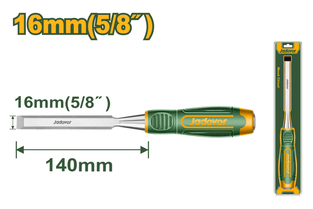 JADEVER CISEAU À BOIS 16MM-JDWC1216