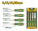 JADEVER ENSEMBLE DE 4 CISEAUX À BOIS-JDWC2204