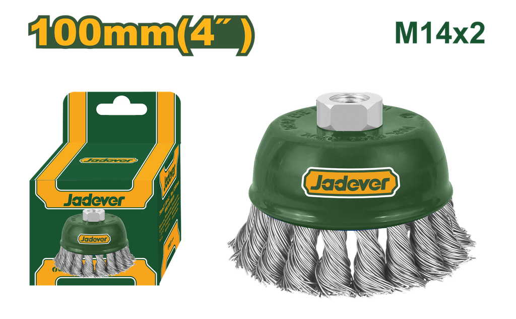 JADEVER BROSSE COUPE MÉTALLIQUE 100MM-JDCE2402