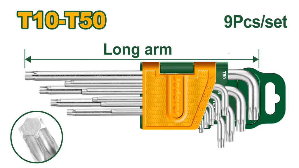 JADEVER مفتاح TORX