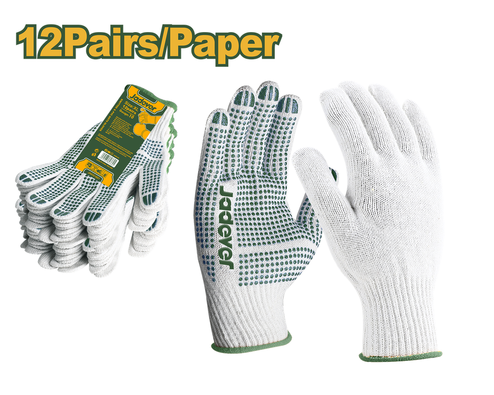 JADEVER GANTS TRICOTÉS ET POINTS PVC  [JDKG1801]