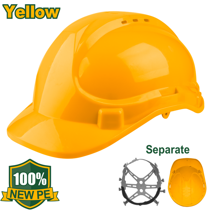 JADEVER CASQUE DE SÉCURITÉ JAUNE  [JDSH1302]