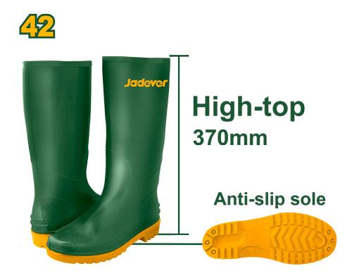 JADEVER BOTTES PVC VERT [JDRB1L42]