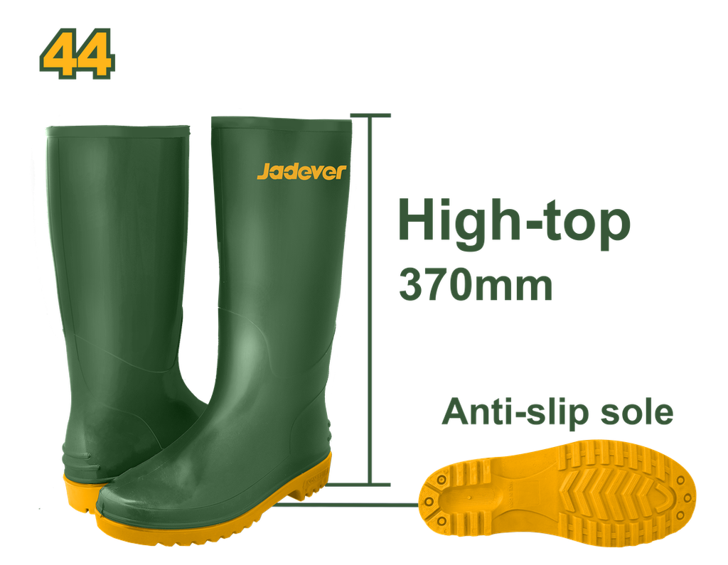 JADEVER BOTTES PVC VERT [JDRB1L44]