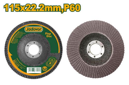 JADEVER DISQUE À LAMELLES 115*22.2MM P60-JDYL1302