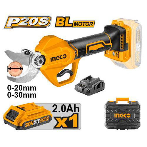 INGCO SECATEUR ELECTRIQUE 20V 1BATTERIE [CSSLI203083]