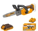 INGCO TRONÇONNEUSE À CHAÎNE 20V 1BATTERIE 8" 200MM  