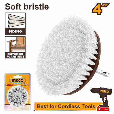 INGCO BROSSE 4" POUR VISSEUSE À POILS DOUX [WCBS1401]