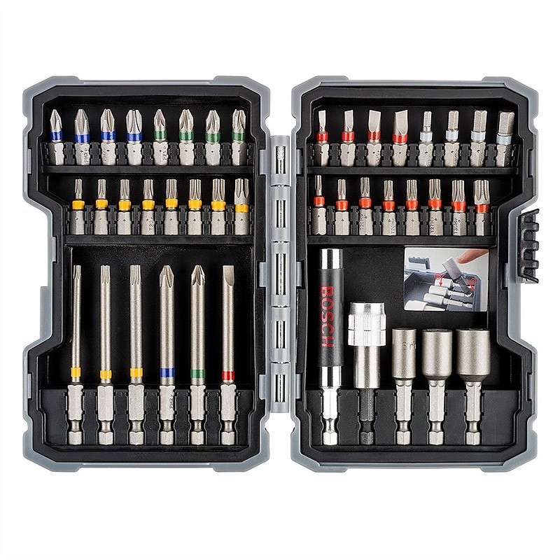 BOSCH 43-piece bit and socket set