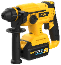 DELI 20V Li-ion rotary hammer 22MM 2 batteries 4.0AH