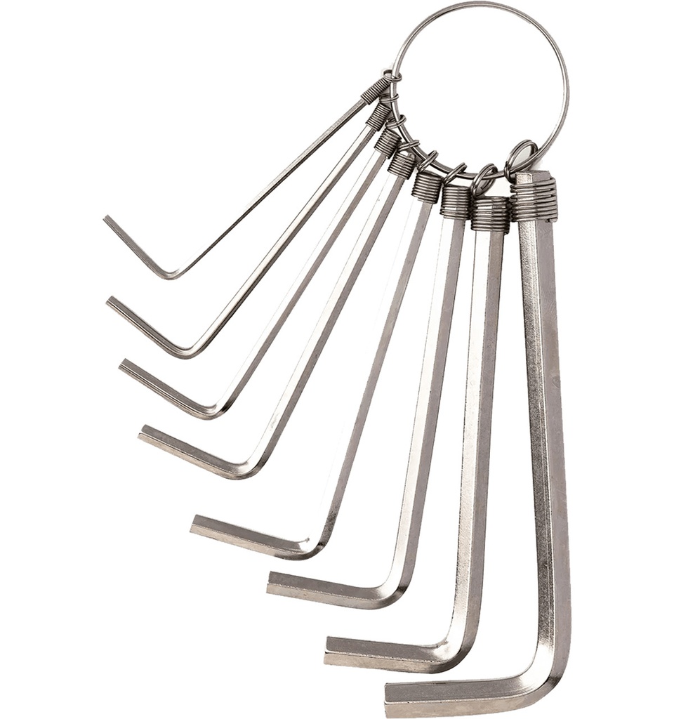 DELI Ensembles de clés hexagonales 1,5-6 (mm) [DL3080]