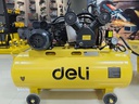 [DL-PKY0.25/8-E1] DELI ضاغط هواء بسير 2200 واط 100 ل