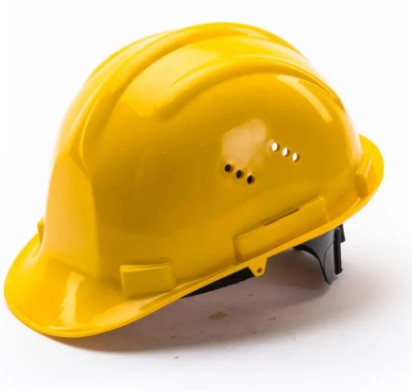 CASQUE DE SECURITE JAUNE BLITZ + JIGULAIRE 2P