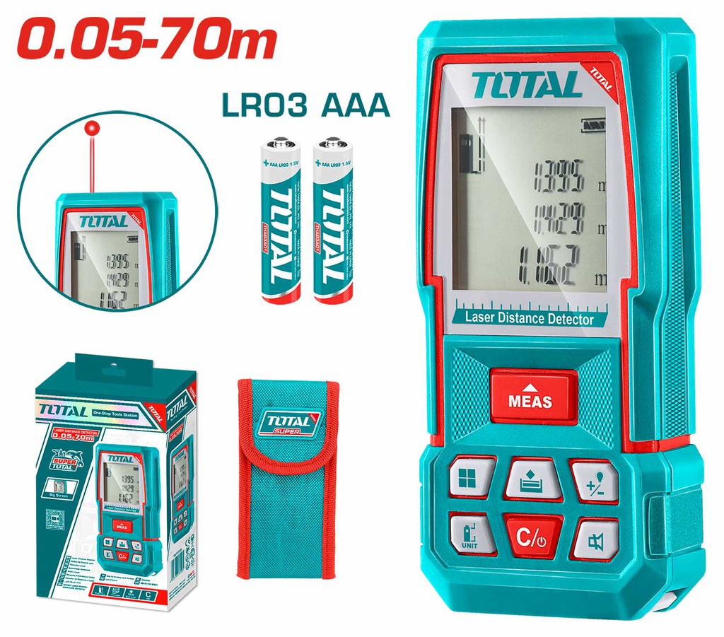 TOTAL TELEMETRE LASER 70M  