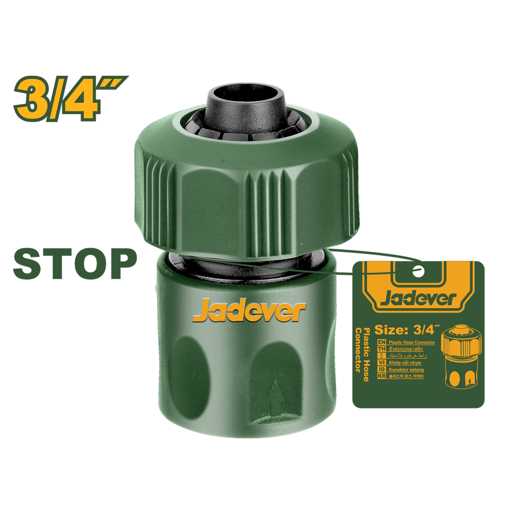 JADEVER RACCORD TUYAU 3/4 AQUASTOP  [JDQC2E34]